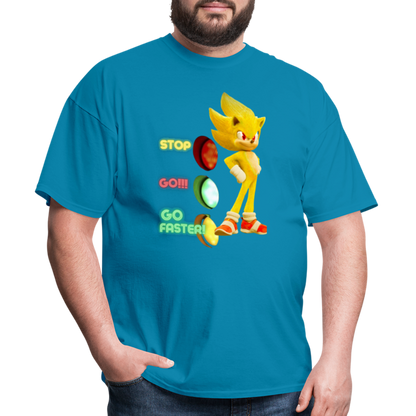 Go Faster T-Shirt - turquoise