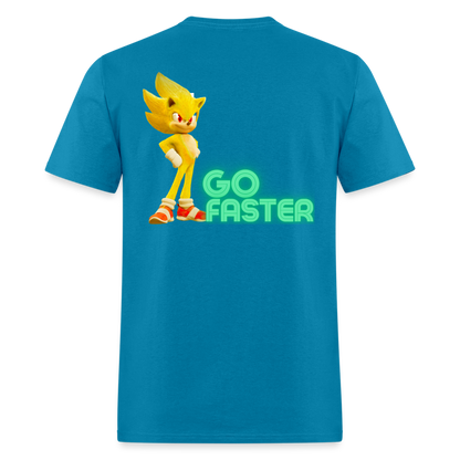 Go Faster T-Shirt - turquoise