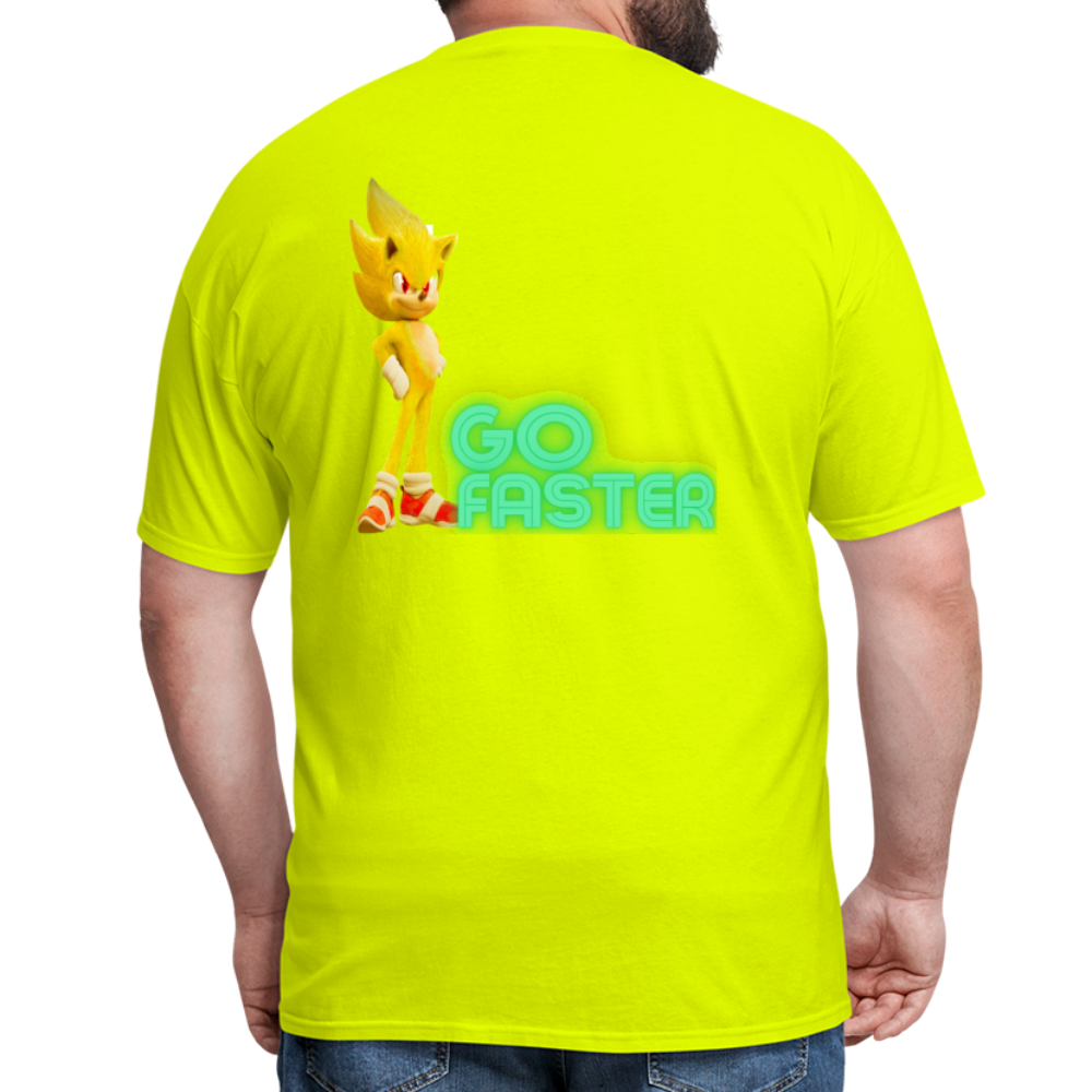 Go Faster T-Shirt - safety green