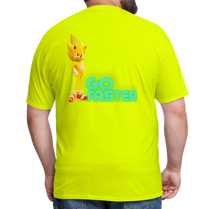 Go Faster T-Shirt - safety green