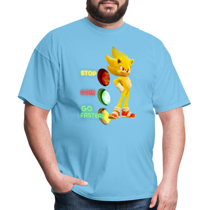 Go Faster T-Shirt - aquatic blue
