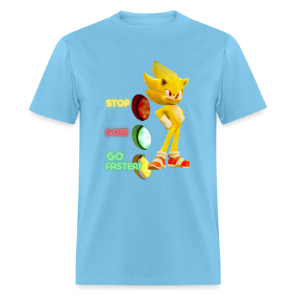 Go Faster T-Shirt - aquatic blue
