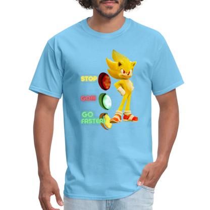 Go Faster T-Shirt - aquatic blue