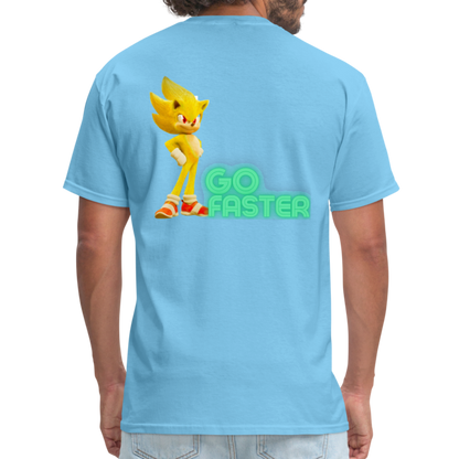 Go Faster T-Shirt - aquatic blue