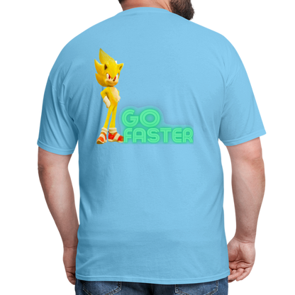 Go Faster T-Shirt - aquatic blue