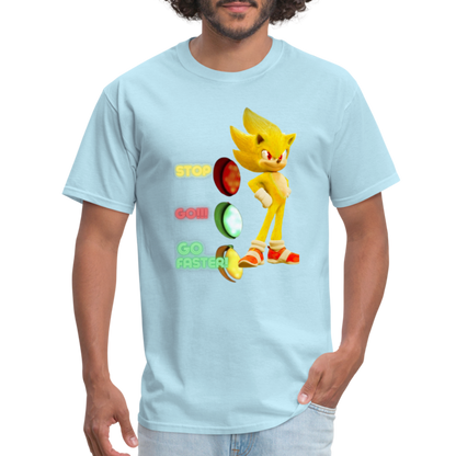Go Faster 3 T-Shirt - powder blue