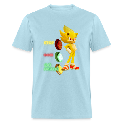 Go Faster 3 T-Shirt - powder blue