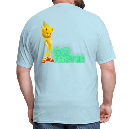 Go Faster 3 T-Shirt - powder blue