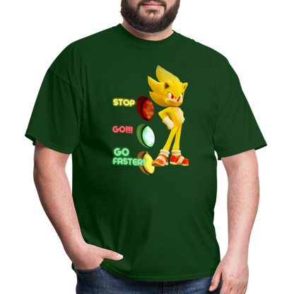 Go Faster 3 T-Shirt - forest green