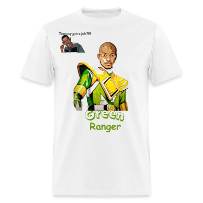 Green Ranger T-Shirt - white