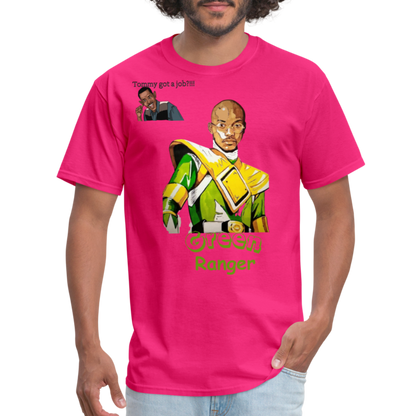 Green Ranger T-Shirt - fuchsia