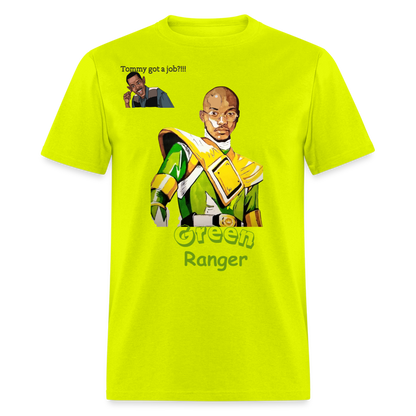 Green Ranger T-Shirt - safety green