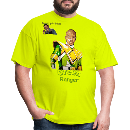 Green Ranger T-Shirt - safety green