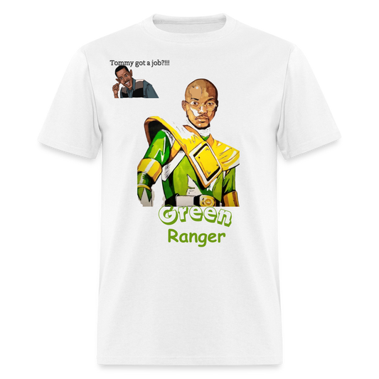 Green Ranger1 T-Shirt - white