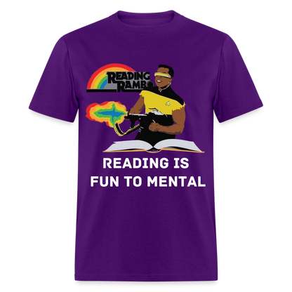 Reading Rambo T-Shirt - purple