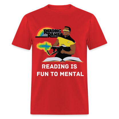 Reading Rambo T-Shirt - red