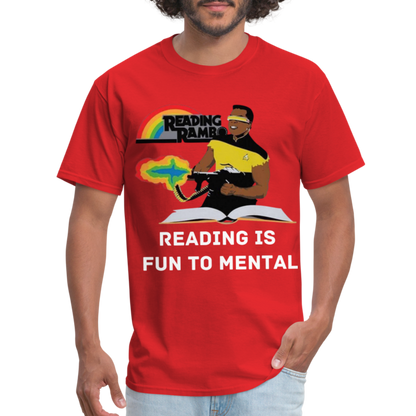 Reading Rambo T-Shirt - red