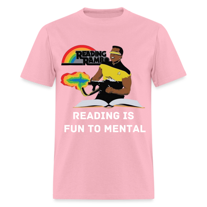 Reading Rambo T-Shirt - pink