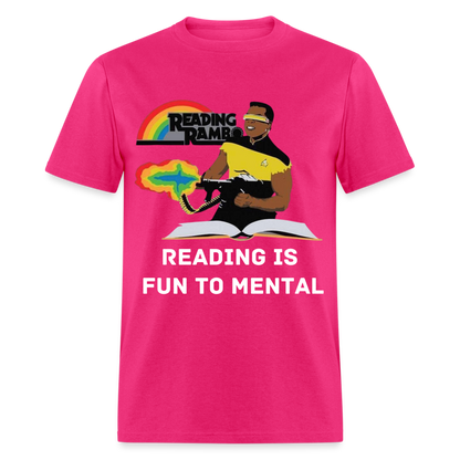 Reading Rambo T-Shirt - fuchsia