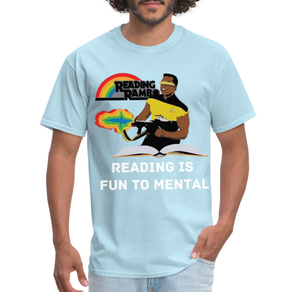 Reading Rambo T-Shirt - powder blue