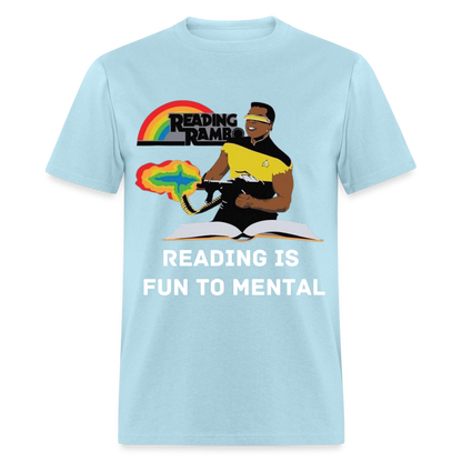 Reading Rambo T-Shirt - powder blue