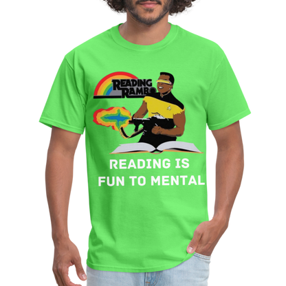 Reading Rambo T-Shirt - kiwi