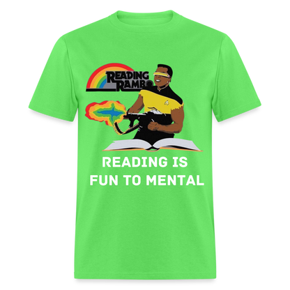 Reading Rambo T-Shirt - kiwi