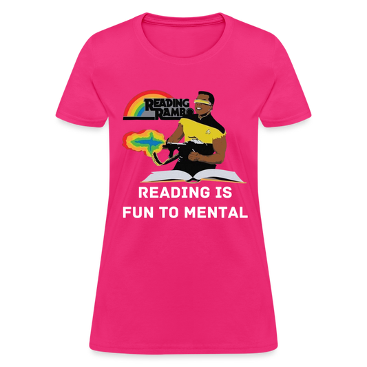 Reading Rambo T-Shirt - fuchsia