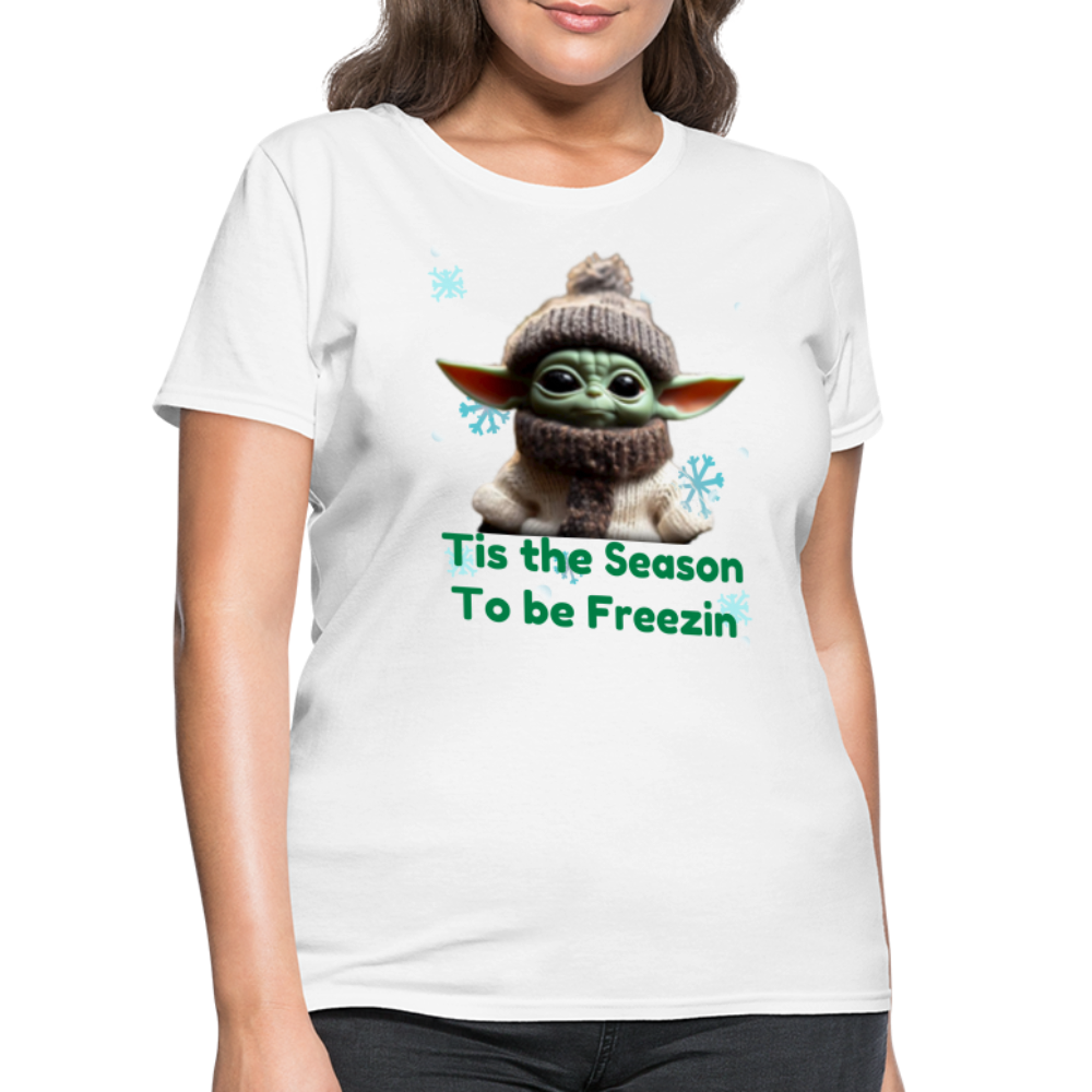 Cold Yoda T-Shirt - white