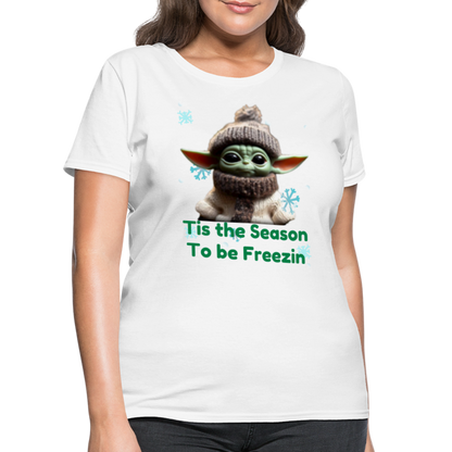 Cold Yoda T-Shirt - white