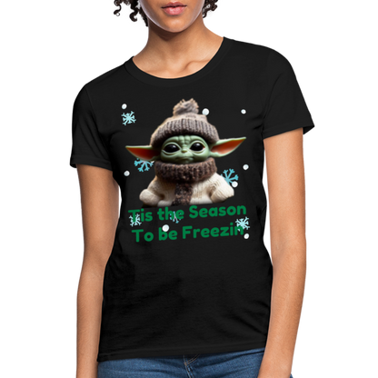 Cold Yoda T-Shirt - black