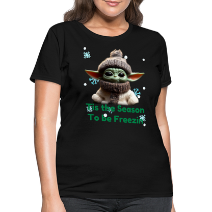 Cold Yoda T-Shirt - black
