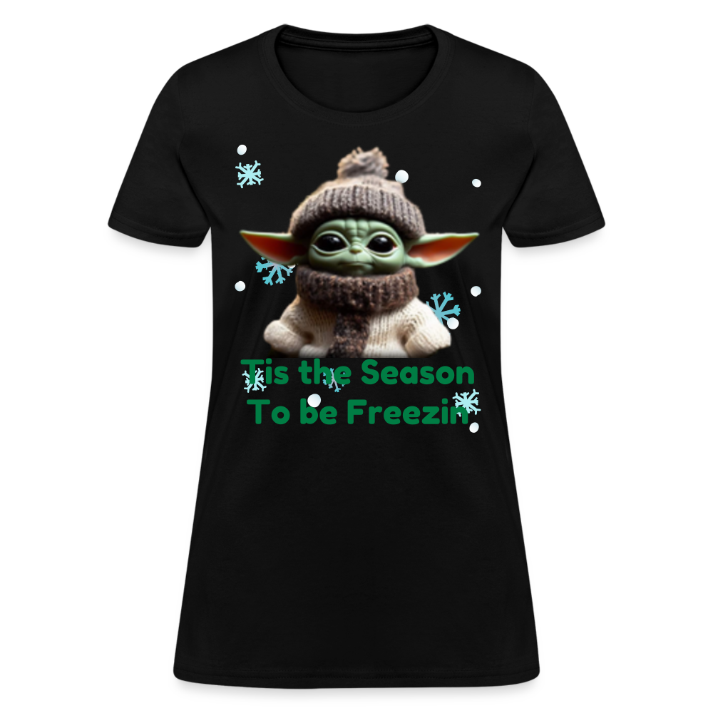 Cold Yoda T-Shirt - black