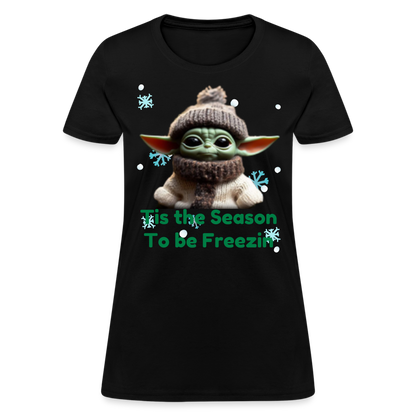 Cold Yoda T-Shirt - black