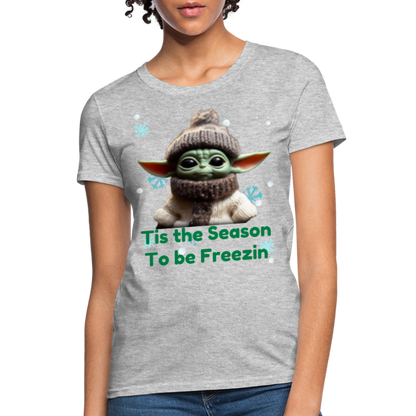 Cold Yoda T-Shirt - heather gray