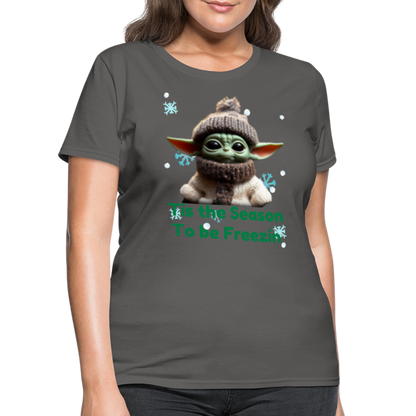Cold Yoda T-Shirt - charcoal