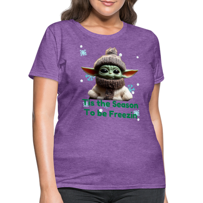 Cold Yoda T-Shirt - purple heather
