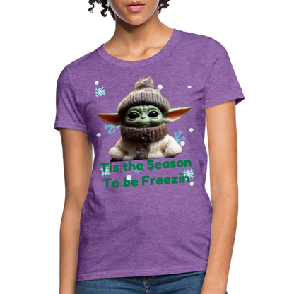 Cold Yoda T-Shirt - purple heather