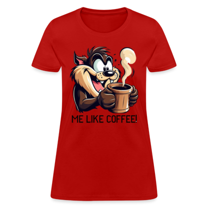 TAZ Coffee T-Shirt - red