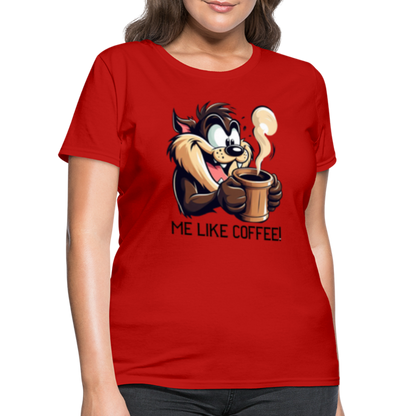 TAZ Coffee T-Shirt - red