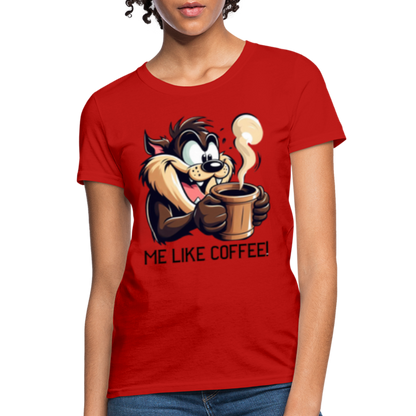 TAZ Coffee T-Shirt - red