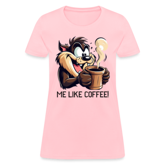 TAZ Coffee T-Shirt - pink