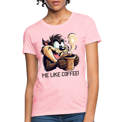 TAZ Coffee T-Shirt - pink