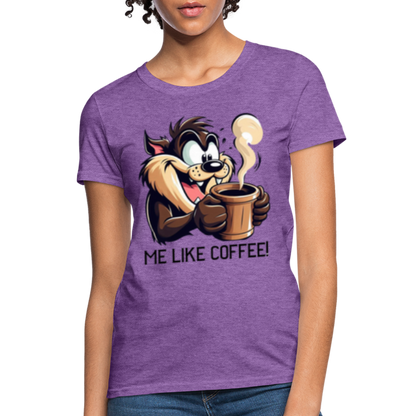 TAZ Coffee T-Shirt - purple heather
