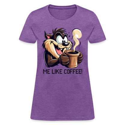 TAZ Coffee T-Shirt - purple heather