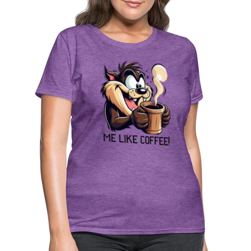 TAZ Coffee T-Shirt - purple heather