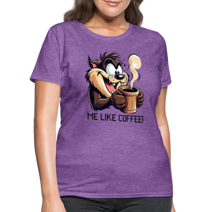 TAZ Coffee T-Shirt - purple heather