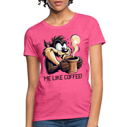TAZ Coffee T-Shirt - heather pink