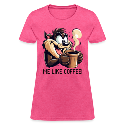 TAZ Coffee T-Shirt - heather pink
