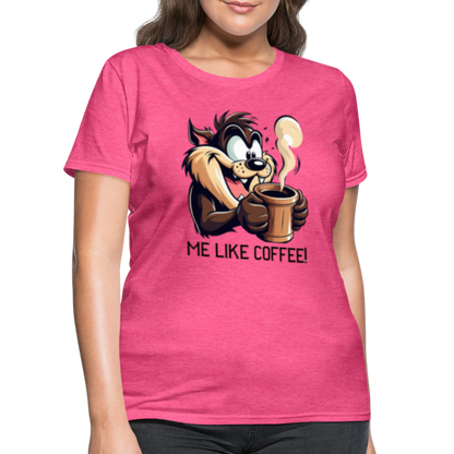 TAZ Coffee T-Shirt - heather pink